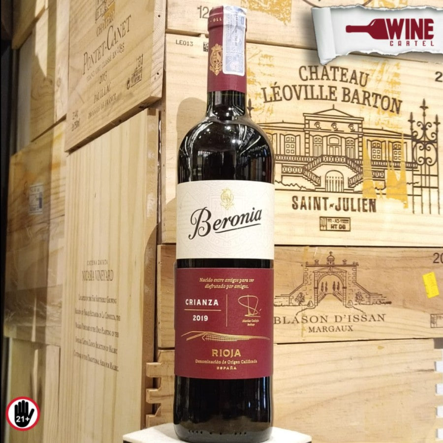 RED WINE Beronia Rioja Crianza Tempranillo 750mL SPAIN