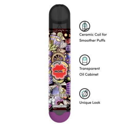 RELX Bubblemon Disposable Pod - Blueberry Pods Mini Vape Elektrik