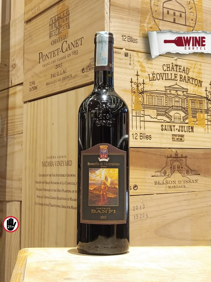 RED WINE Castello Banfi Brunello di Montalcino 2017 750ml ITALY