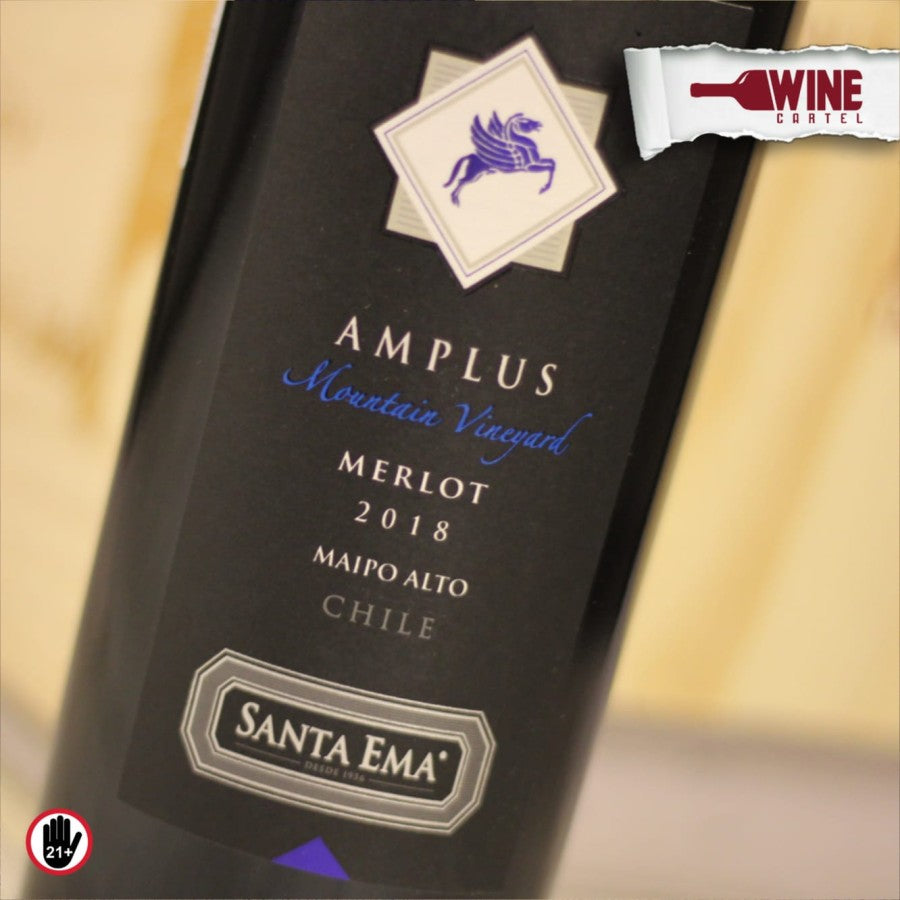 RED Wine Santa Ema Amplus Cabernet Sauvignon / Merlot 750ML CHILE