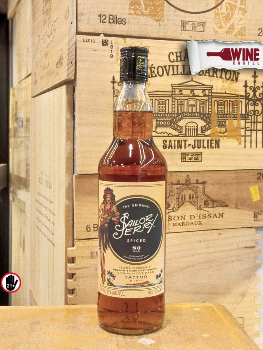 RUM SAILOR JERRY PROOF TATTOO SPICED RUM 700ML US