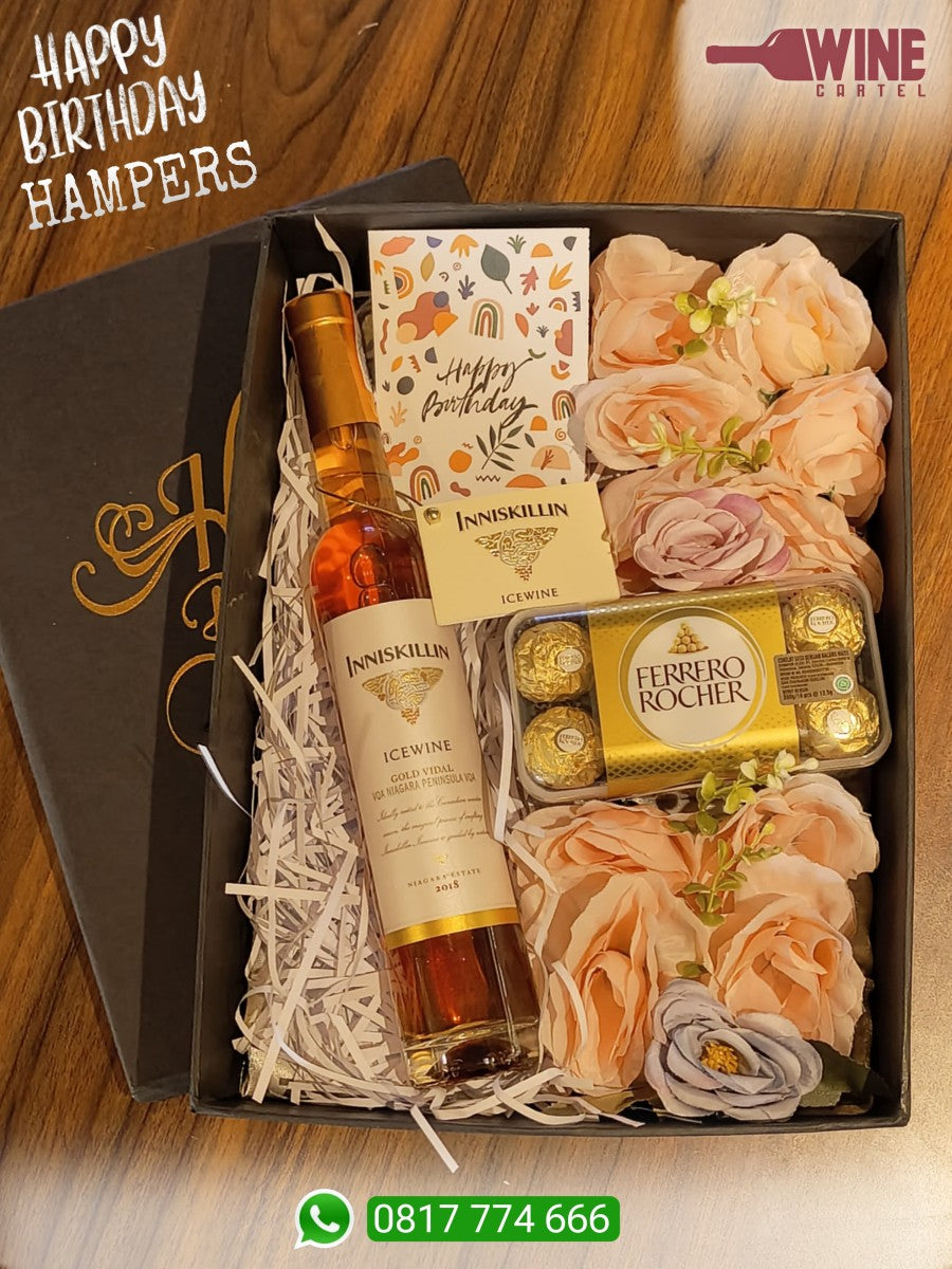 SPECIAL BIRTHDAY HAMPERS Inniskillin Gold Vidal Ice Wine Sweet CANADA