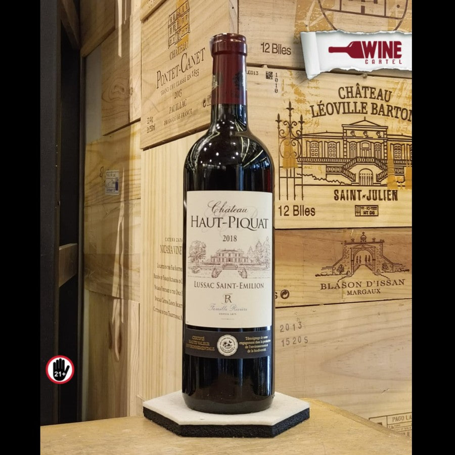 RED WINE Chateau Haut Piquat Lussac St Emilion (750 ml) FRANCE