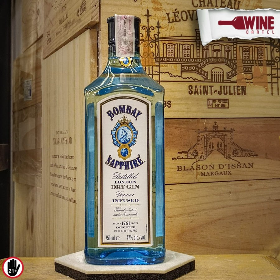 Bombay Sapphire London Dry Gin Spirits [750 mL] ORIGINAL REGISTERED ENGLAND