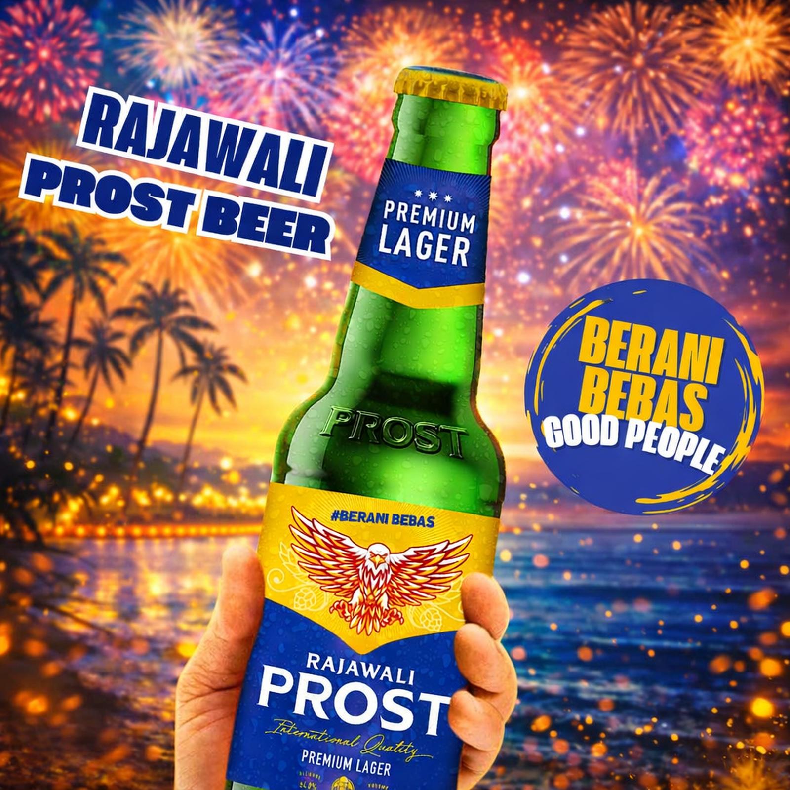 BIR Prost Rajawali Lager Pint Premium Lager Bottle Botol 330mL