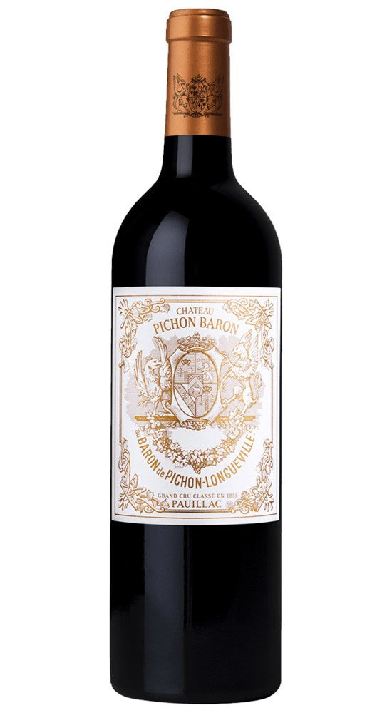 RED WINE Chateau Pichon Baron Pauillac Grand Cru Classe 2017 FRANCE