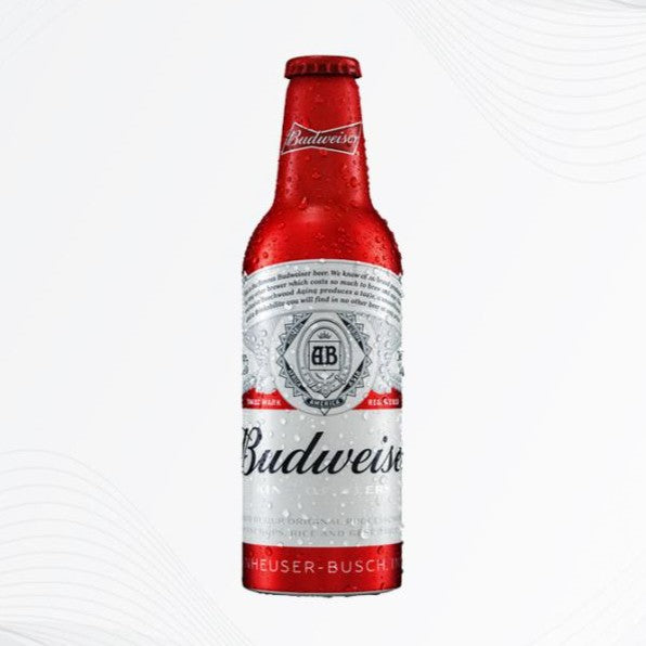 BIR BEER BUDWEISER Alumunium Bottle Beer 355mL US