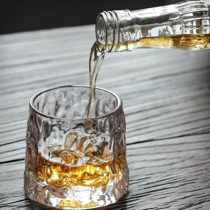 Gelas Kaca GLASS PREMIUM Cocktail Spinning Rotating Whisky Whiskey GIN