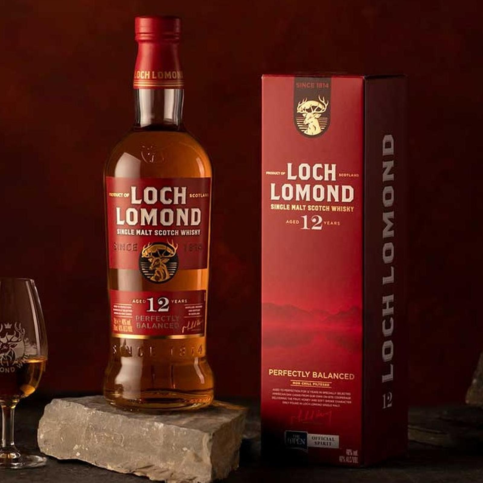 WHISKY Loch Lomond 12 Years Old Single Malt Scotch Whisky 700ml