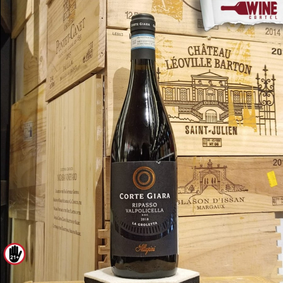 RED WINE Corte Giara La Groletta Valpolicella Ripasso 750mL ITALY