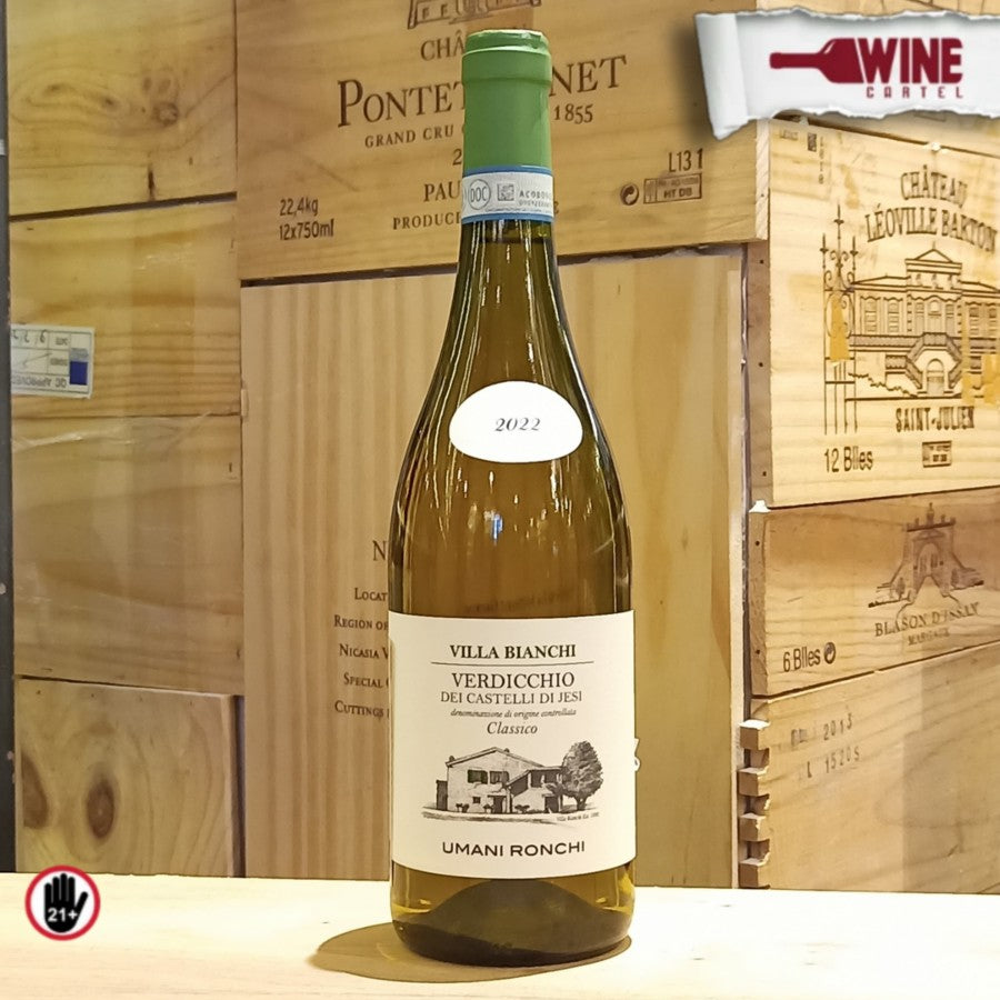 WHITE WINE Umani Ronchi Villa Bianchi Verdicchio Dei Castelli Di Jesi Classico 750mL ITALY