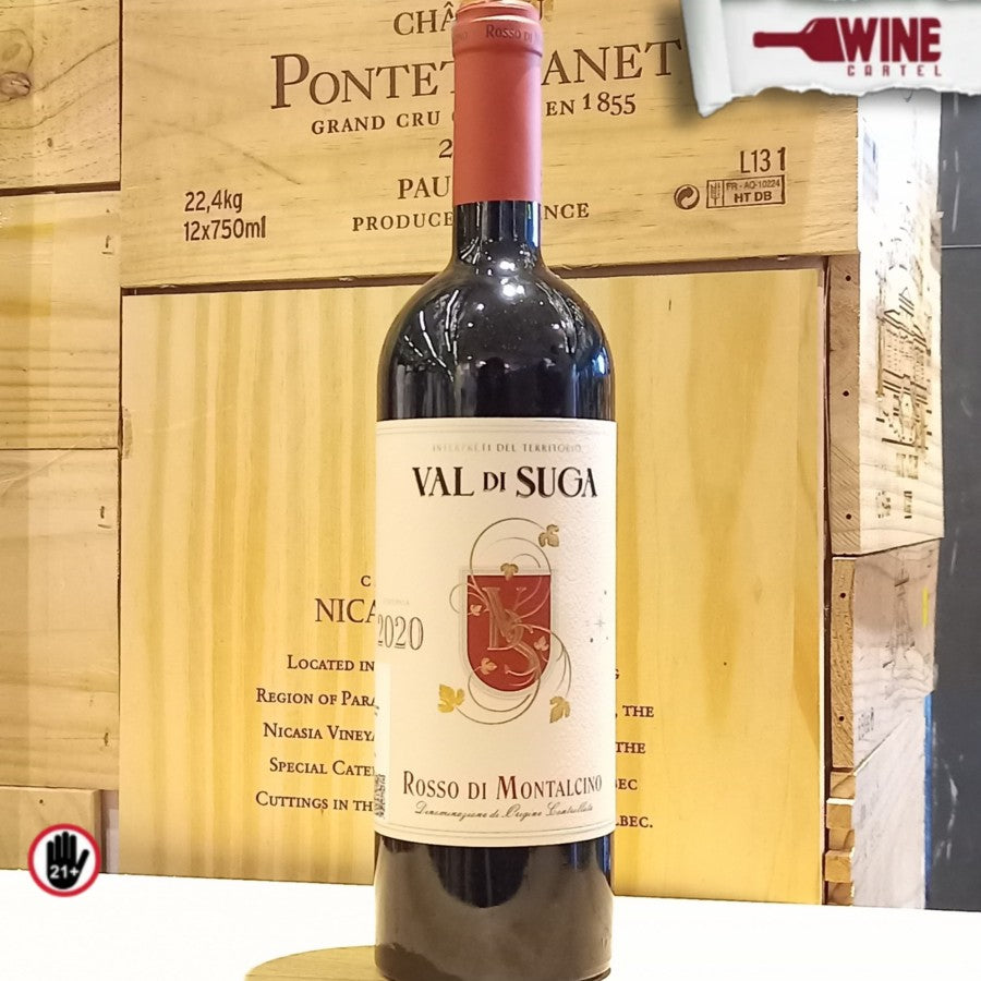 RED WINE Val Di Suga RossoDi Montalcino DOCG 750mL ITALY