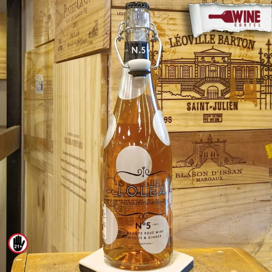 Lolea No. 5 Frizzante Rose Wine Hibiscus & Sweet Ginger 750mL