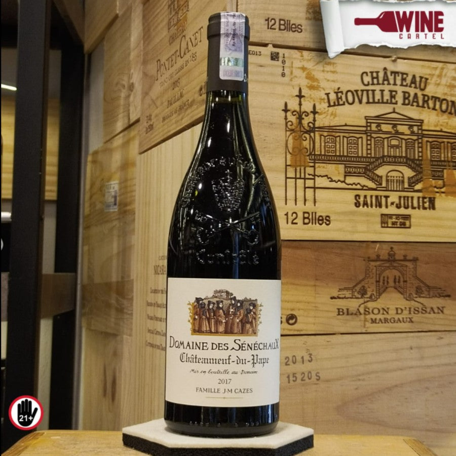 RED WINE Domaine des Senechaux Chateauneuf-du-Pape 2017 750ml FRANCE