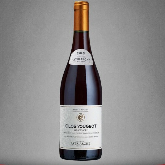 RED WINE Patriarche - Clos de Vougeot Grand Cru - Pinot Noir - 2016 - 750ml FRANCE