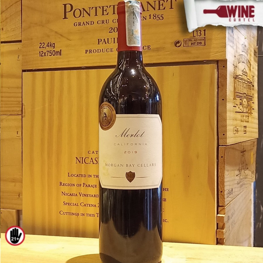 RED WINE Morgan Bay Merlot Red Wine 750mL USA