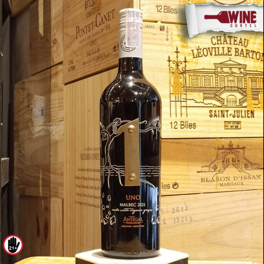 RED Antigal Uno Malbec Organic Made With Organic Grapes 750mL AREGNTINA