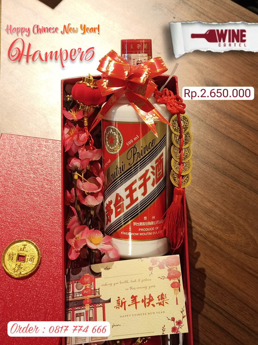 Chinese New Year Imlek Hampers Kweichow Moutai Prince Chinese CNY CHINA