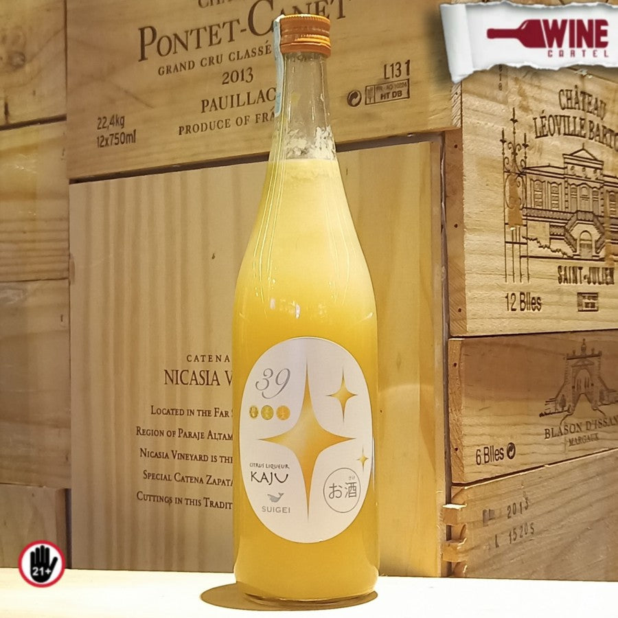 SAKE Suigei KAJU 39 Citrus Liqueur 720ml Japanese Fruit Liqueur JAPAN