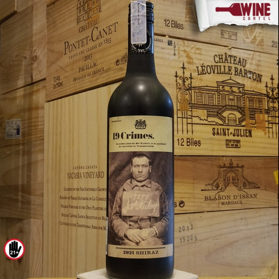 RED WINE 19 Crimes Shiraz 750ml UNITED STATES