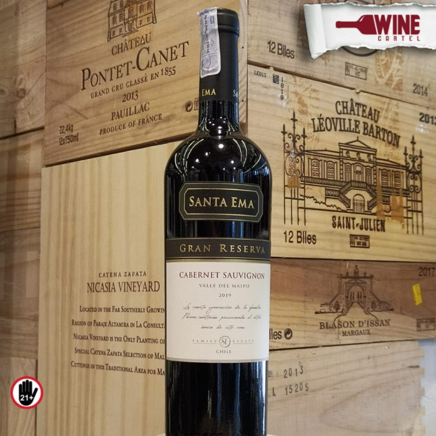 RED WINE Santa Ema Gran Reserva Cabernet Sauvignon 750ML CHILE