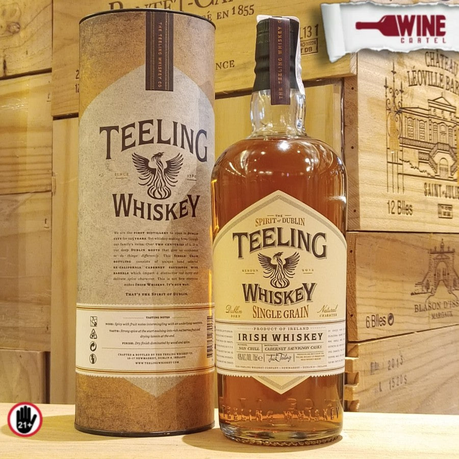 WHISKY Teeling - Single Grain Whiskey - Cabernet Sauvignon Casks 700ml IRELAND