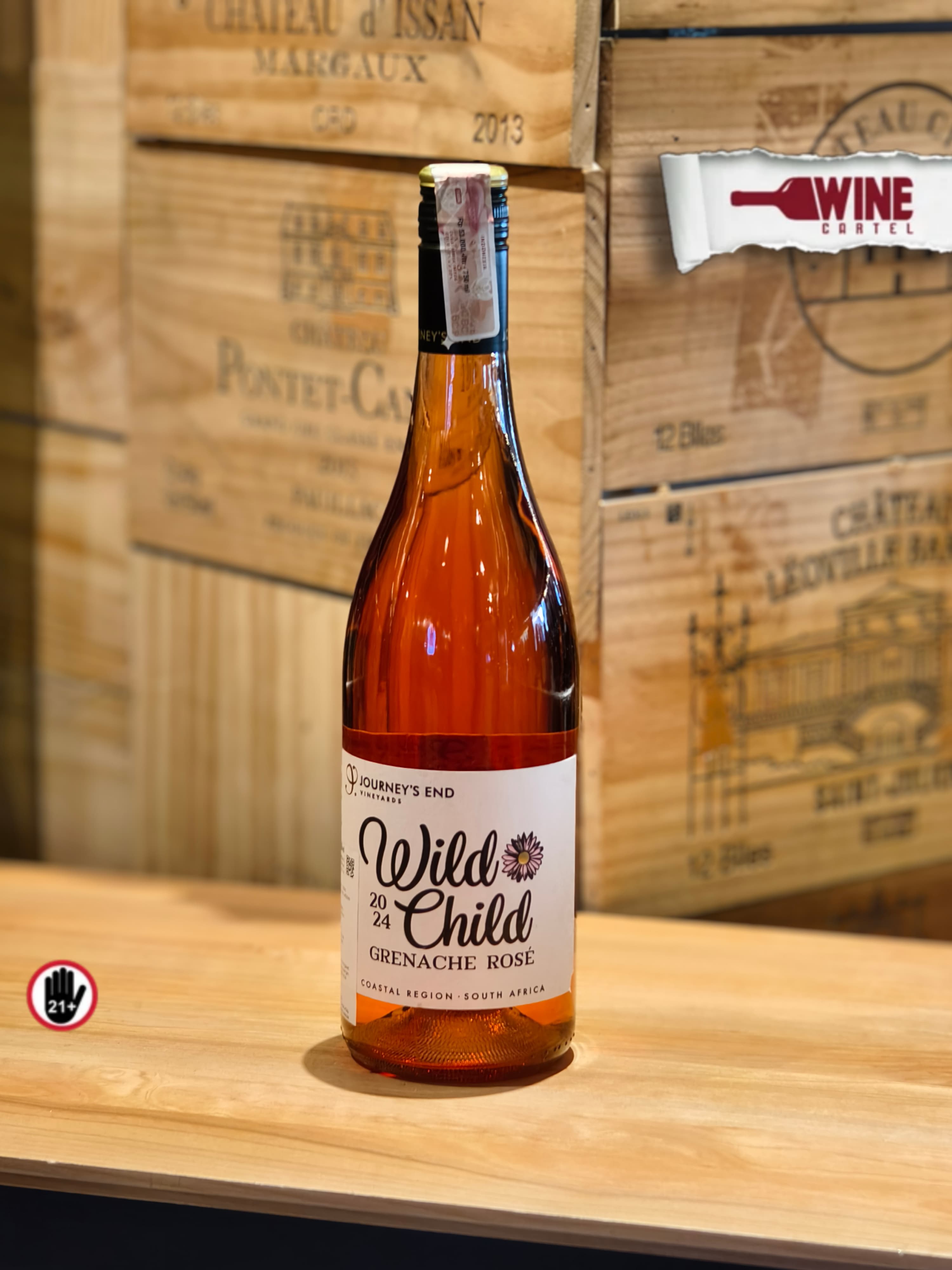 ROSE WINE Journey's End Wild Child Rose 750mL SOUTH AFRICA
