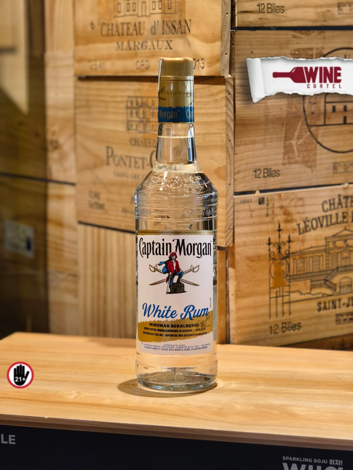 Captain Morgan Original Spiced WHITE Rum 750ml