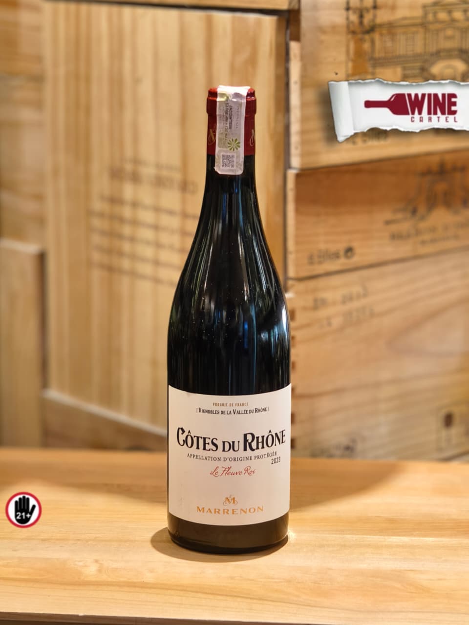 RED WINE Marrenon Le Fleuve Roi Cotes Du Rhone 750mL FRANCE