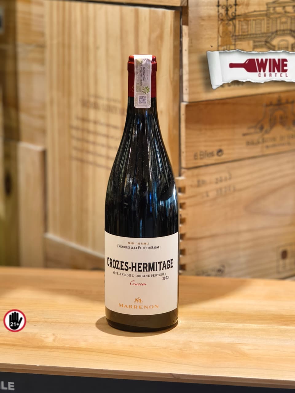 RED WINE Marrenon Crucem Crozes Hermitage France 750mL