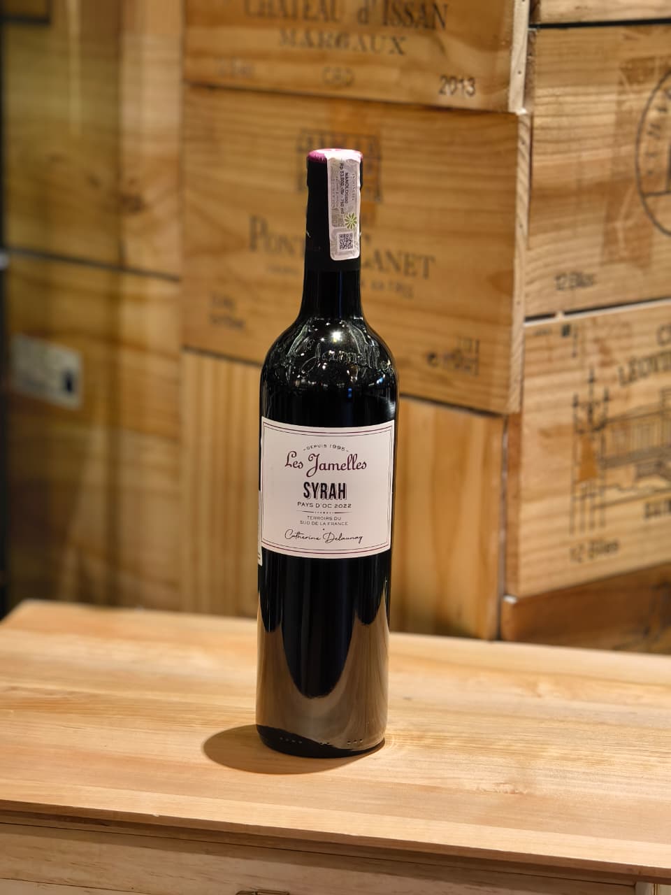 RED WINE Les Jamelles Syrah 750ml FRANCE