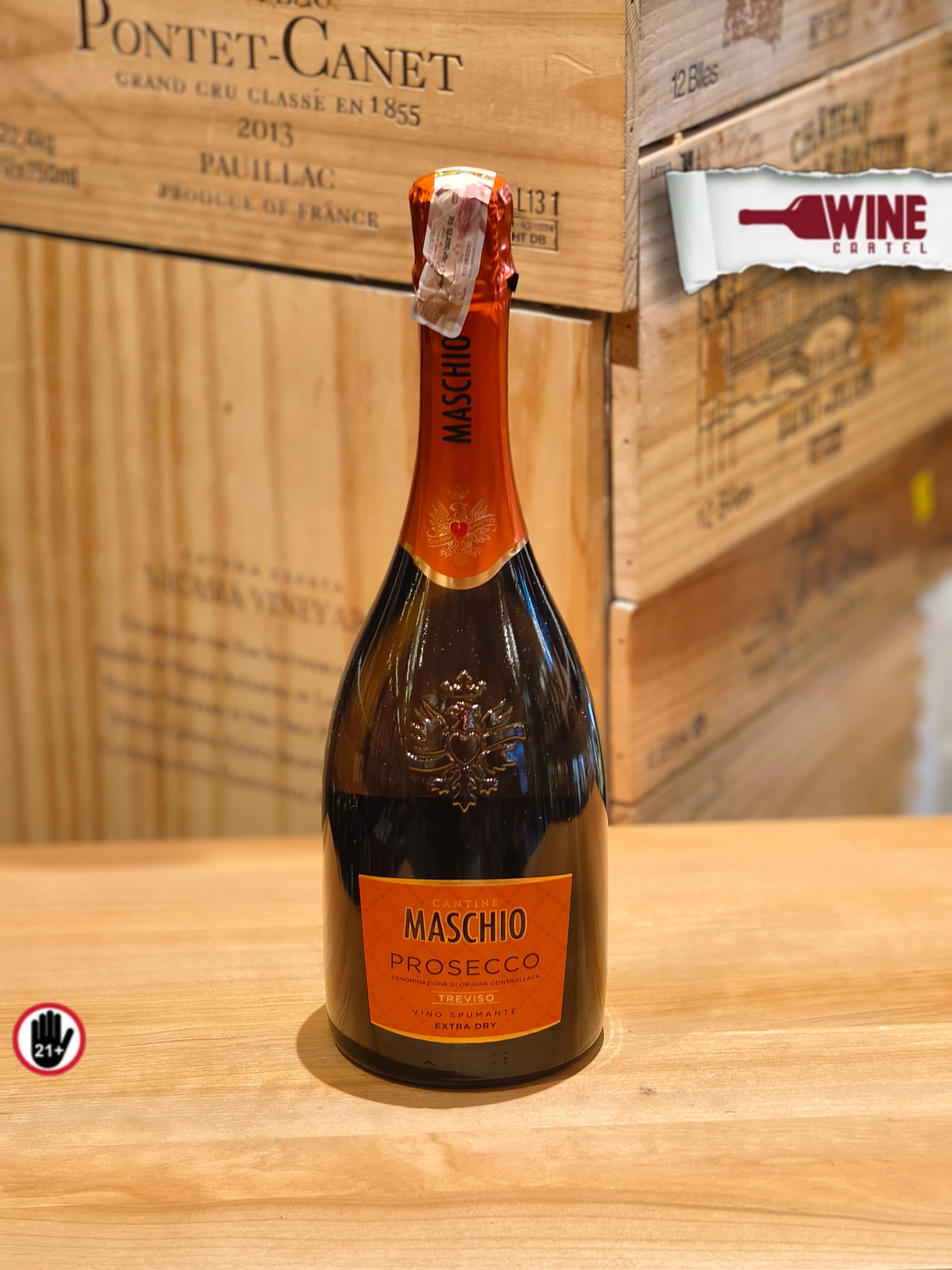 SPARKLING MOSCATO WINE Maschio Prosecco Treviso Extra Dry - Sparkling Italian White Wine 750mL