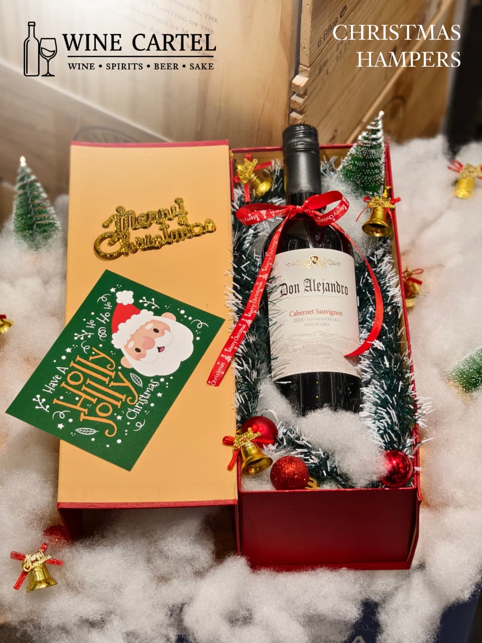 CHRISTMAS HAMPERS WINE Don Alejandro Cabernet Sauvignon 750ml ORIGINAL CHILE