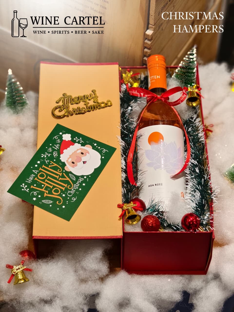 CHRISTMAS HAMPERS WHITE WINE Hatten Aga Rose 750ml INDONESIA
