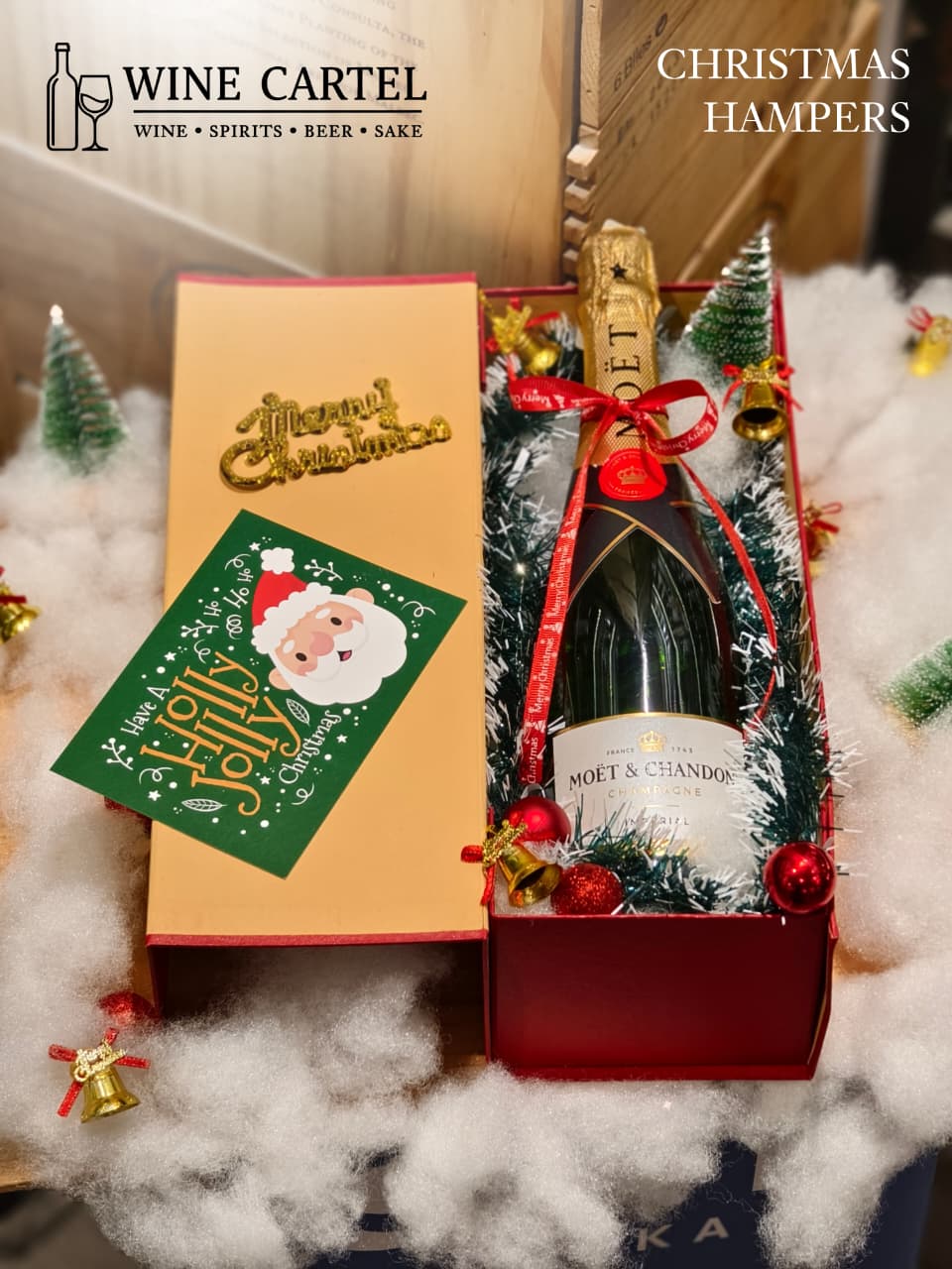 CHRISTMAS HAMPERS CHAMPAGNE Moet & Chandon Imperial Brut Champagne 750ml FRENCH