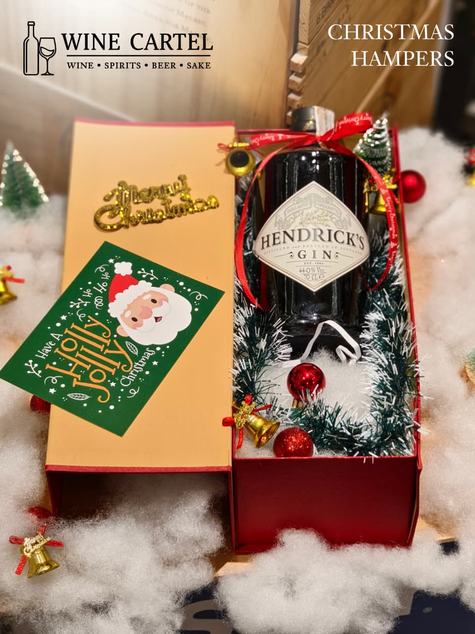 CHRISTMAS HAMPERS GIN Hendricks Gin Spirits Hendrick Gin [700 mL] SCOTLAND