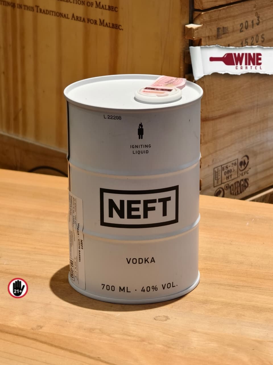 NEFT VODKA White BAREL 700ML AUSTRIA