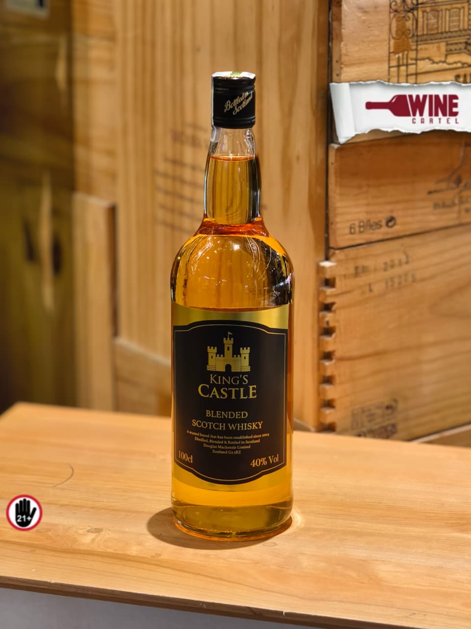 King's | Kings | king s Castle Finest Blended Scotch Whisky 100cL / 1000mL