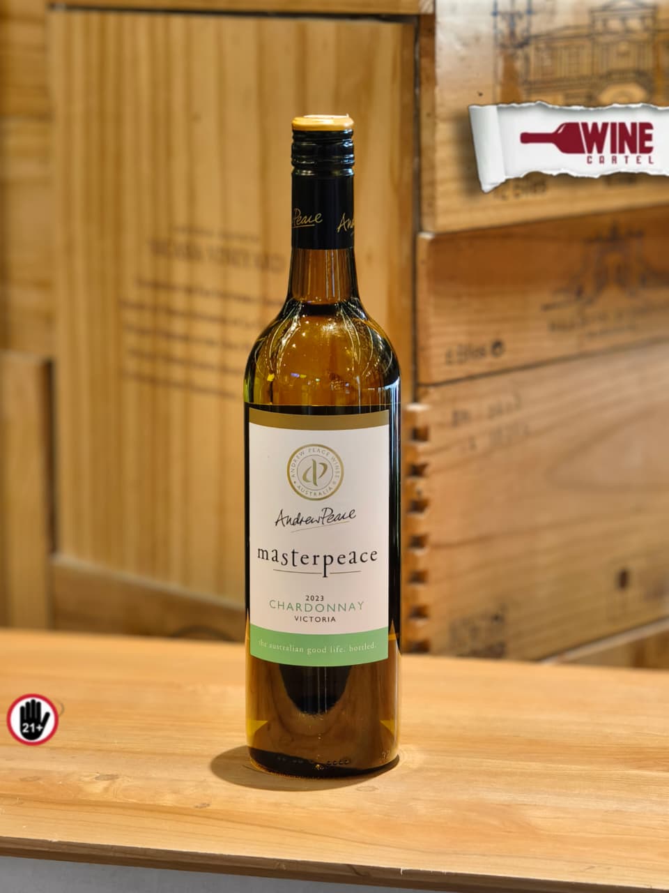 WHITE WINE Andrew Peace Masterpeace Chardonnay Victoria 750mL AUSTRALIA