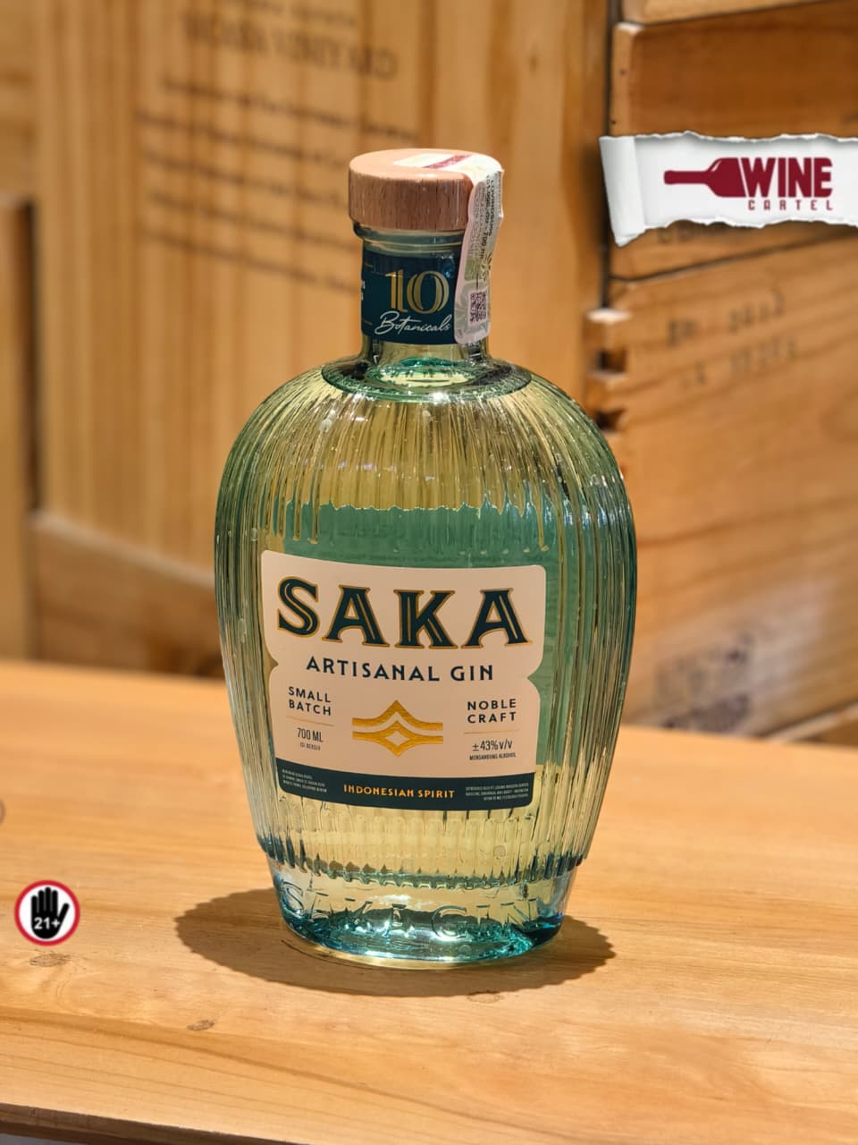 GIN SAKA Artisanal Premium Noble Craft Gin Small Batch Indonesia Spirits Bali 700mL