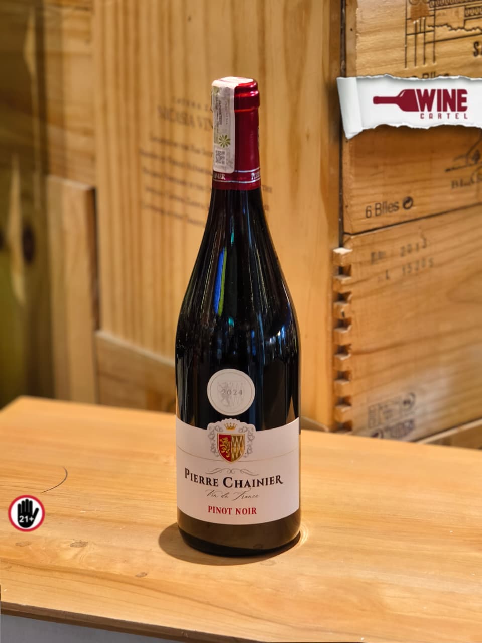 RED WINE Pierre Chainier Pinot Noir Rouge VSIG Vin de France 750mL