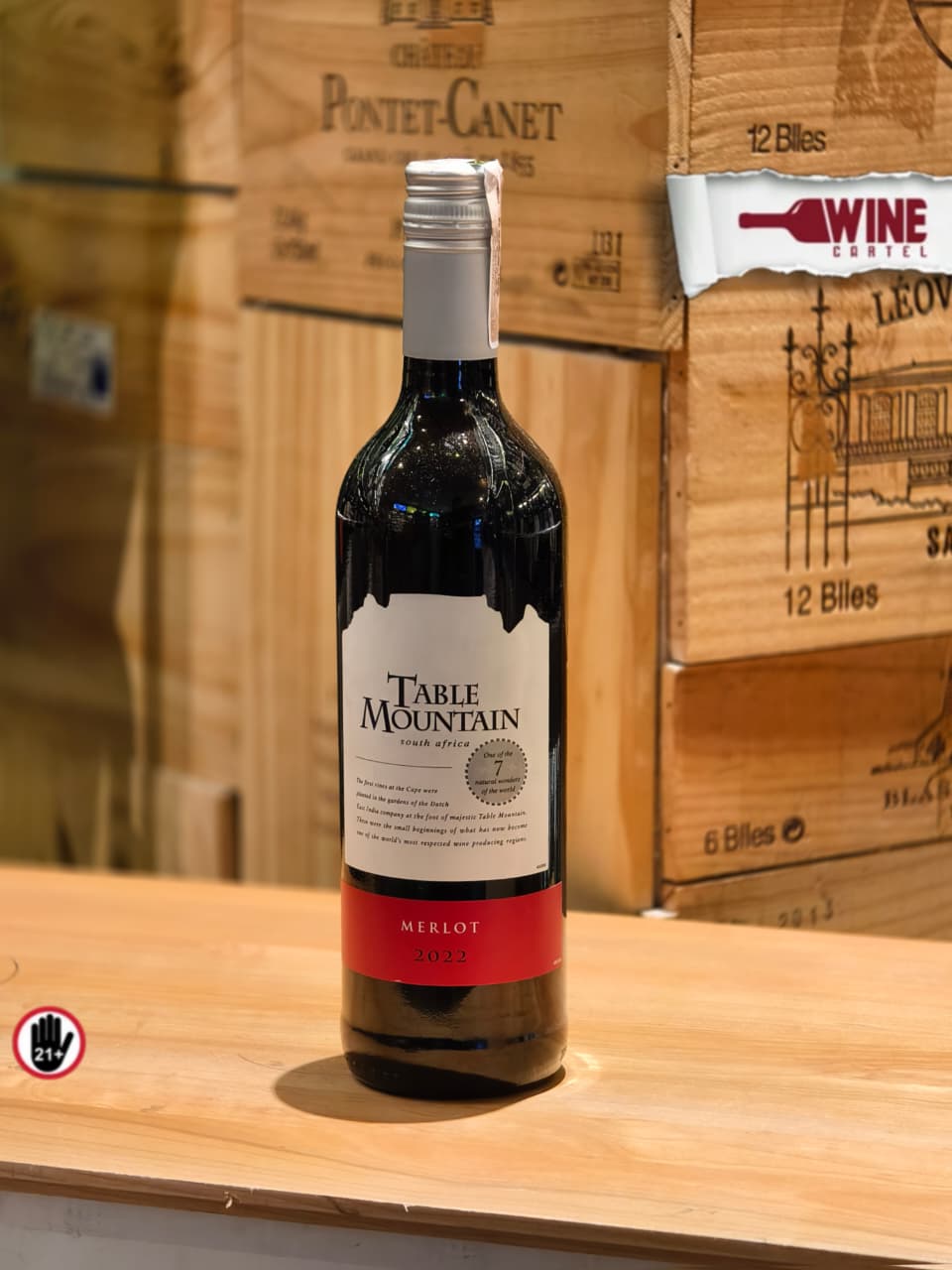 RED WINE Table Mountain Merlot South Africa 750mL