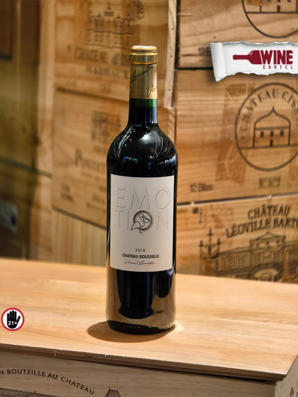 RED WINE CHATEAU ROUSSELLE Emotion FRANCE 750mL