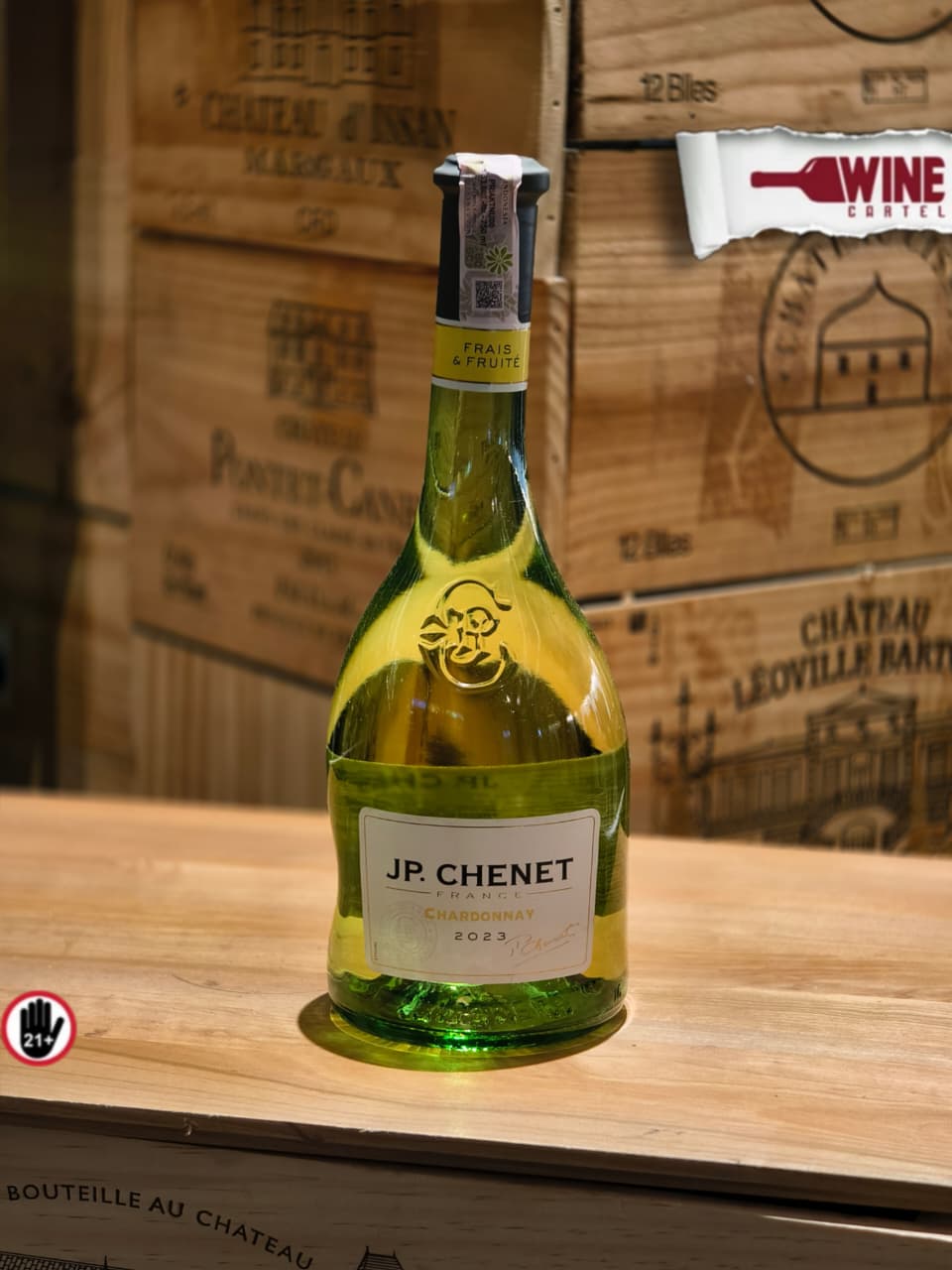 WHITE WINE JP Chenet CHARDONNAY French Wine 750mL FRANCE