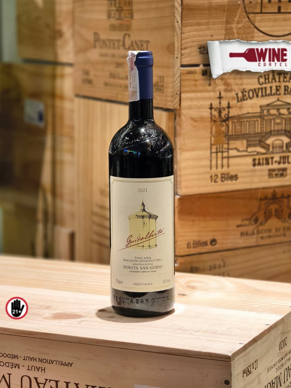 RED WINE Tenuta San Guido GUIDALBERTO 750mL Toscana ITALY