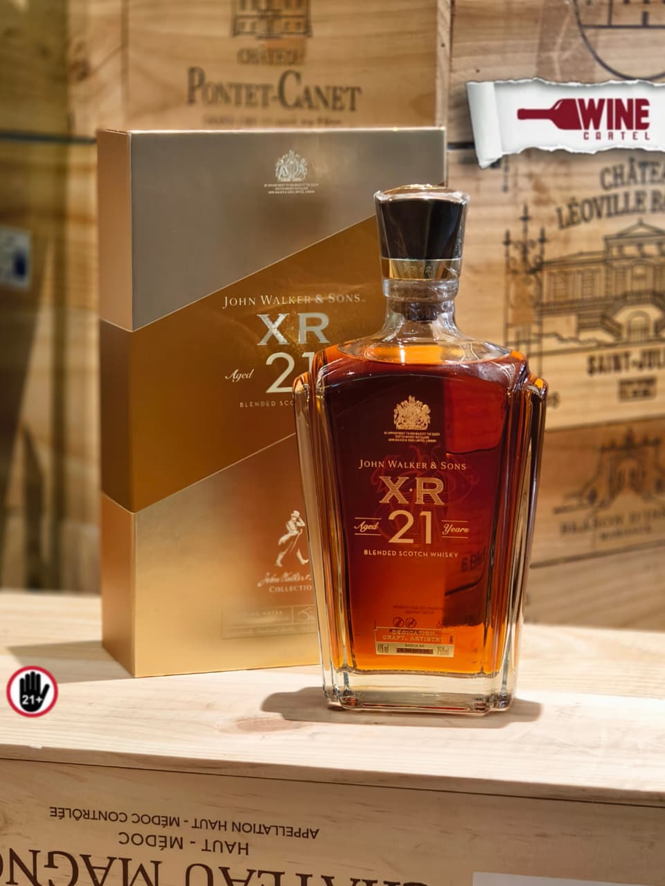 WHISKY Johnnie Walker XR 21 Years Old Blended Scotch Whiskey 750mL Selai