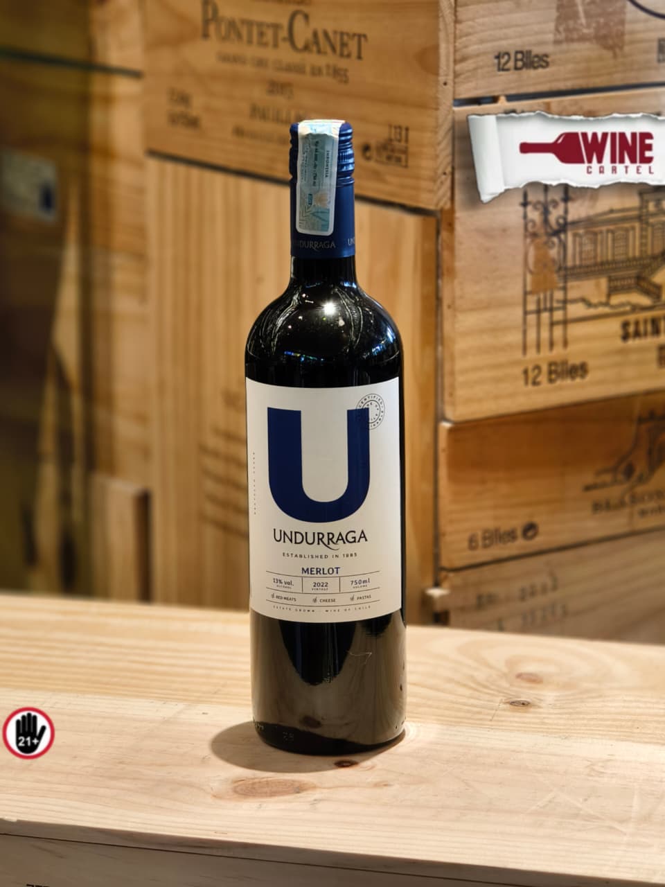 RED WINE Undurraga MERLOT 750ml CHILE