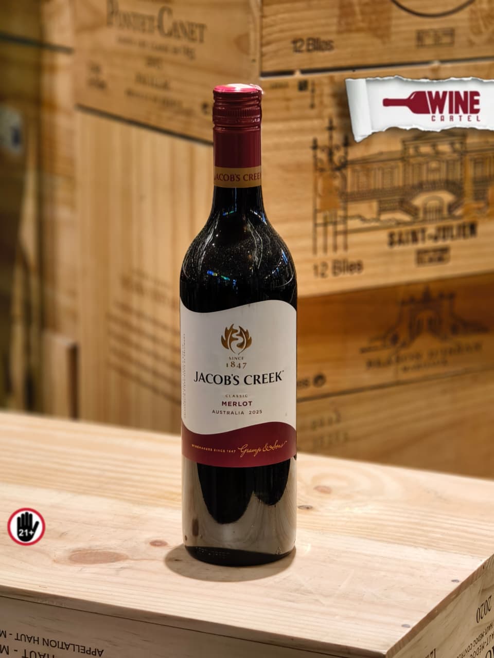 RED WINE Jacob's Creek Merlot Jacob Creek 750mL AUSTRALIA