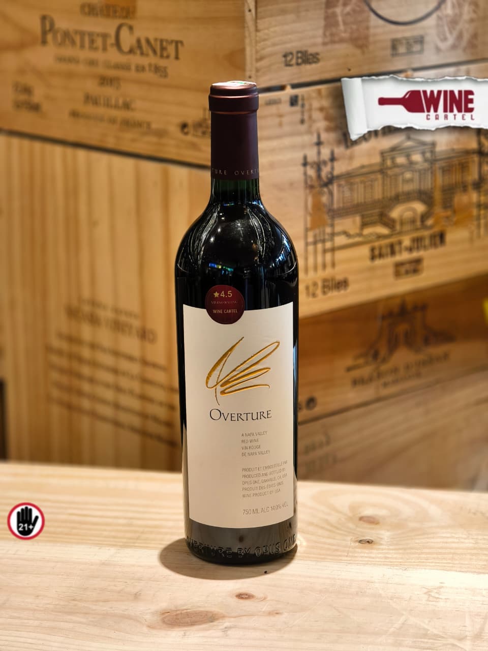 RED WINE OVERTURE NV Red Wine 750ml Napa Valley USA