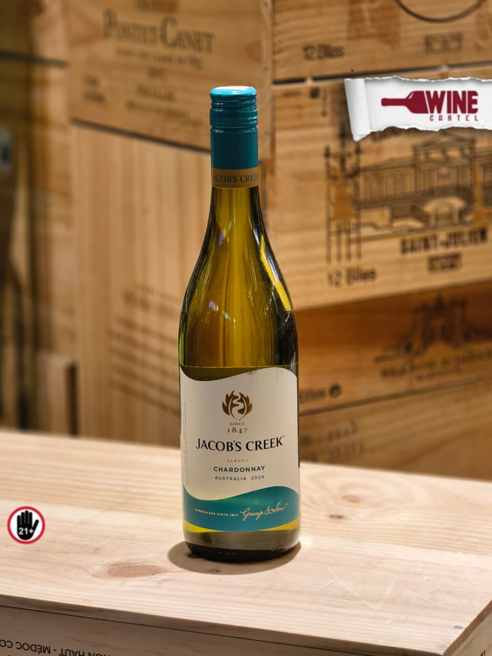 WHITE WINE Jacob's Creek Chardonnay Jacob Creek 750mL AUSTRALIA